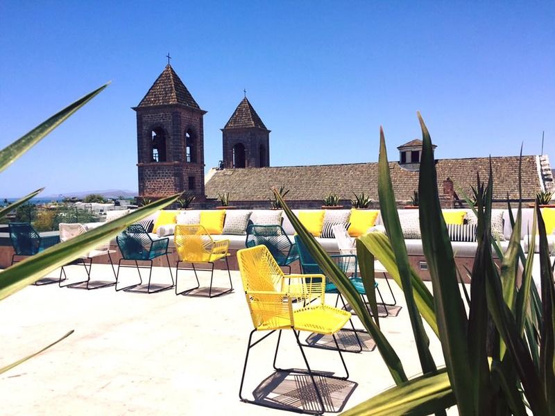 Hotel Catedral La Paz Luaran gambar Rooftop of the hotel